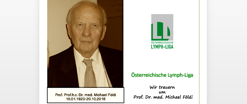 Nachruf Prof. Prof. h. c. Dr. med. Michael Földi